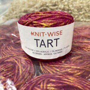 YARN 420 COFIL ITALY MOHAIR ACRYLIC BLEND 20 PACK ORANGE CHAIN SPUN W MOHAIR!